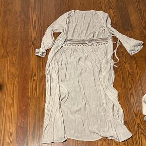 Chasing Unicorns Cream Long Jacket